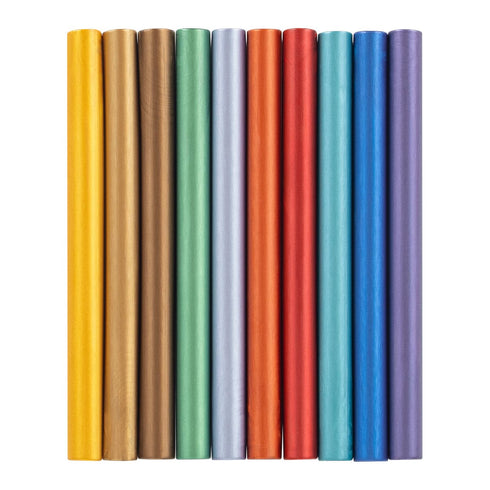 10PCS Wax Seal, Glue Gun Wax Seal Sticks for Stamp Letter Envelope Wedding Invitation...