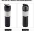 Fdit Portable Mini Espresso Maker Hand Held Pressure Caffe Espresso Machine Compact Manual Coffee Maker for Home Office Travel Outdoor(Black)...