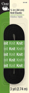 Dritz, 1/4-Inch by 3-Yards, Black Knit Elastic...
