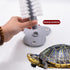 4 PCS Turtle Shell Brush with Suction Cup for Tank, Turtle Scrub Brush Turtle Scratches Back Brush Triple Strong Suction Turtle Shell Cleaning Bru...