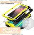 MIYI for Samsung Galaxy S21 Ultra Case, Aluminum Metal Gorilla Glass Waterproof Shockproof Military Heavy Duty Sturdy Protector Cover Hard Case fo...