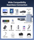 Syntech USB C Male to USB3 Female Adapter Compatible with iPhone 16 Pro Max iMac 2021, iPad Pro 2021, MacBook Pro 2020 / Air 2020 and Other Type C...