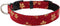 Cute Flower Dog Collars, Cotton Designer Dogs Collar for Girl Female Cats Puppy Small Medium Large Dogs (L, Flower Red)...