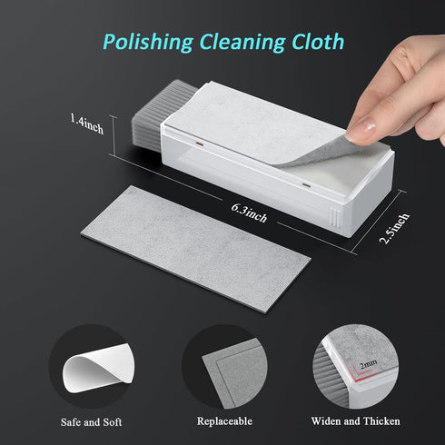 Car Screen Cleaner with Detailing Brush - Screen Cleaner Spray Car Detailing Kit Interior Cleaner for Touch Screen Display Dashboard, Car Cleaning...