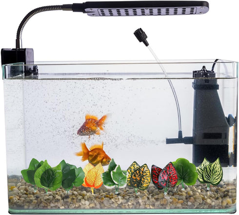2PCS Fishtanks Decorations for Betta Resting Bed Leaf Hammock Spawning Pad for Bettas Simulation Habitats AquaticPlant Aquariums Decoration for Be...