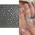 6Sheets Star Nail Art Stickers, 3D Self-Adhesive Purple Gold Silver Black White Stars Nail Design Sticker Starlight Nail Decals for Women DIY Fren...