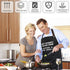 Cooking Chef Apron for Men, Funny Apron Gifts for Men with 3 Pockets Adjustable Neck Strap Grilling Kitchen BBQ Dad Apron-Birthday Christmas Gifts...