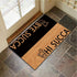 Welcome Mats Hi Succa Bye Succa Doormat Personalized Funny Door Rugs for Entrance Way Fabric Top with a Anti-Slip Rubber Back for Front Door Indoo...