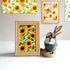 Scrapbook Paper 6X6, Card Making Supplies, Single-Sided Cardstock Paper Pads, Decorative Craft Paper, Sunflower Pattern Paper Pack, Decopodge Pape...