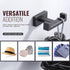 Bathroom Double Towel Hook Bronze Modern Oil Rubbed Bronze Tower Holder - Heavy Duty Coat Robe Hooks for Wall - Stainless Steel Shower Towel Hange...