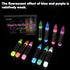 Roizefar Fabric Paint, 10 Colors Glow in the Dark Paint, 3D Permanent Acrylic Textile Paint (20 ml/0.68 oz), Neon Craft Painting Fabric Paint for ...