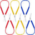 Loop Colorful Grip Scissors Loop Handle Self-Opening Adaptive Cutting Scissors for Children and Adults Special Needs, 8 Inches(Yellow, Red, Blue,6...