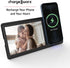 Smartpix Wireless Charging Station: 10W Charger, 4x6 Photo Frame | Desk Dock & Nightstand Accessory | Clutter-Free Design...