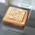 BSIRI Pushing Me Wooden Tic Tac Toe Game- Tabletop Board Games for Farmhouse Decor, Coffee Table Decor, Unique Gifts Fun Gifts for Adults. Perfect...