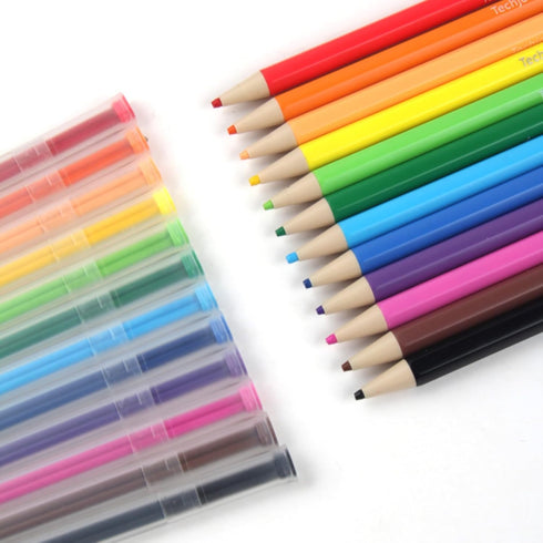 Colored Mechanical Pencil 12pcs, with extra 24pcs colored lead, 2.6mm...
