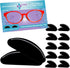 GMS Optical 1.3mm Ultra-Thin / 18mm Long Length - Anti-Slip Adhesive Contoured Silicone Eyeglass Nose Pads with Sticky Backing for Glasses, Sungla...