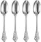 KEAWELL Luxury Dinner Spoon, Set of 4, 18/10 Stainless Steel Tablespoons, Silverware Spoon Set, Mirror Polished, 7.8 Inches (Silver)...
