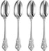 KEAWELL Luxury Dinner Spoon, Set of 4, 18/10 Stainless Steel Tablespoons, Silverware Spoon Set, Mirror Polished, 7.8 Inches (Silver)...