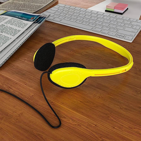 Maeline Bulk Classroom Student Headphones On Ear Stereo Headphones Adjustable Band & Foam Cushions for Kids Online Learning, Library, School, Airp...