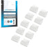Litcessory 6-Pin to Cut-End Connector for Philips Hue Lightstrip Plus (Solder-On) (10 Pack, White - MICRO 6-PIN V4)...