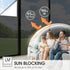 Window Tint for Home Window Privacy Film See Out Not in,Heat Block 95% UV One Way Reflective Window Film Static Cling for Door Window Home Office(...
