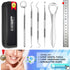 Dental Tools, Dental Pick, Dental Hygiene Kit, Oral Care Teeth Cleaning Tools Set, Stainless Steel Tooth Scraper Plaque Tartar Cleaner, Plaque Rem...