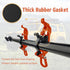 2 PCS Shovel Rack- Perfect Overlanding Gear and Off-Road Accessory for Trucks- Securely Mounts on Roof Rack- Tool Holder,Rubber Clamp Grip Mount K...