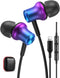 iMangoo for Apple Headphones Magnetic HiFi Stereo Bass Wired Earbuds MFi Certified Headset Lightning Earphones with Microphone Volume Control for ...