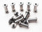 NC HAISDA 10 pcs EDC Knives Handle Pivot Pin Screw Survival Knife Rivets Pocket Folding Knife Shaft Fasteners 9mm Stainless Steel...
