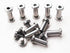 NC HAISDA 10 pcs EDC Knives Handle Pivot Pin Screw Survival Knife Rivets Pocket Folding Knife Shaft Fasteners 9mm Stainless Steel...