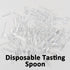 500PCS Clear Plastic Cutlery, Disposable Small Spoons Silverware, Plastic Utensil for Tasting Dessert Jelly Pudding Yogurt Ice Cream Cake Appetize...