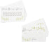 C.R. Gibson Q16-24814 Wedding Shower Recipe Cards and Invite Enclosure Cards, 40pcs, White...