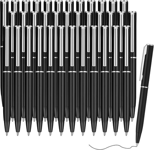 Teling 36 Pcs Small Ballpoint Pen Mini Pens Bulk 4 Inch Short Small Pens Tiny Pen Ink Ballpoint Pens for Notebook Notepads School Office(Black)...