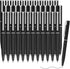 Teling 36 Pcs Small Ballpoint Pen Mini Pens Bulk 4 Inch Short Small Pens Tiny Pen Ink Ballpoint Pens for Notebook Notepads School Office(Black)...