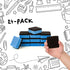 Mini Dry Erase Erasers, RNKP 24 Pack Magnetic Whiteboard Dry Erase Blackboard Erasers for Kids and Classroom Teacher Supplies, Home and Office (2 ...