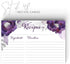 Floral Recipe Cards from Dashleigh, 48 Cards, 4x6 inches, The Gift Collection, Water-Resistant and Double-Sided (Violet Purple)...