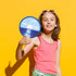 4 Styles Landscape Round Foldable Hand Fan Japanese Foldable Fan Style Handheld Foldable Compact Cooling Fans,Round Folding Fan for Outdoor Games,...