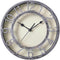 SAC SMARTEN ARTS 8" Silent Quartz Wall Clock Non-Ticking Digital Silver Clocks with 3D Numbers and Plastic Bezel Easy to Read Vintage Wall Clock...