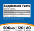 Nutricost Keratin Hydrolized Peptide Capsules - 500MG, 120 Capsules (60 Servings) - Non-GMO, Gluten-Free Formula...