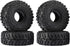 Super Large Soft Sticky 1.0 Crawler Tires 68 * 26mm for 1/18 1/24 RC Crawler Car Axial SCX24 FMS FCX24 AX24 Upgrade Wheel...
