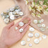 PH PandaHall 100pcs Natural Shell Buttons 3 Sizes Shell Round Buttons 2-Hole Sewing Buttons Craft Seashell Buttons for DIY Sewing Crafts Clothes C...