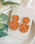 KEOKER Polymer Clay Silk Screen, Silk Screen Stencils for Polymer Clay, 6 PCS Reusable Silkscreen Print Kit,for Printing on Clay & Other Jewelry C...