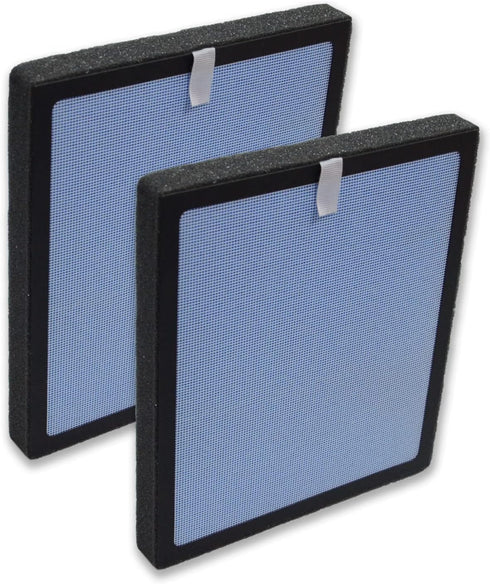 PUREBURG P1802 True HEPA Replacement Filters Compatible with YIOU R1 P1802 Air Purifier and Elechomes P1801 Air Purifier, H13 Activated Carbon,2-P...