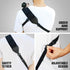 USA Gear Camera Sling Shoulder Strap with Adjustable Neoprene, Safety Tether, Accessory Pocket, Quick Release Buckle - Compatible with Canon, Niko...