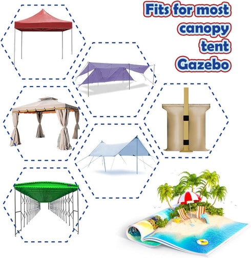 Canopy Weights 112 LBS Sand Bags Gazebo Tent Sand Extra Large Pop up Gazebos Weights Sand Bags for Ez Pop up Canopy Tent Outdoor Instant Canopies ...