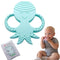 Baby Teething Toys by Sisilia | BPA Free Silicone Teething Toys for Babies | CPSIA Compliant Teething Toys | Octopus (Babyblue)...