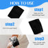 12 PCS Korean Exfoliating Mitt Deep Exfoliator Gloves Cloth Bath Body Scrub Towel Shower Washcloth Visibly Lift Away Dead Skin (Black)...