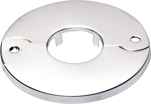 Floor and Ceiling Plate Split Flange, Fits 1 Inch IPS Galvanized Pipe or 1-1/4 Inch Copper Pipe, Chrome Finish (Pack of 6)...