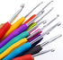 15 Size Crochet Hooks Set,Ergonomic Soft Grip,Crochet Hooks with Case for Arthritic Hands,Yarn Crochet Kit for Beginners,Crochet Needles with 120p...