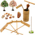 Tabletop Zen Garden Accessories Kit - Japanese Sand Zen Garden Rakes Tools Set,Office Relaxation Gifts with Healing Stones Zen Garden Decor for Ma...